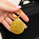 Брелок Bitcoin золотистий для ключів, сумки або рюкзака 177 фото 2