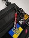 Черная сумка через плечо из Cordura, 30&times;24 см, с велкро панелей 095 фото 8