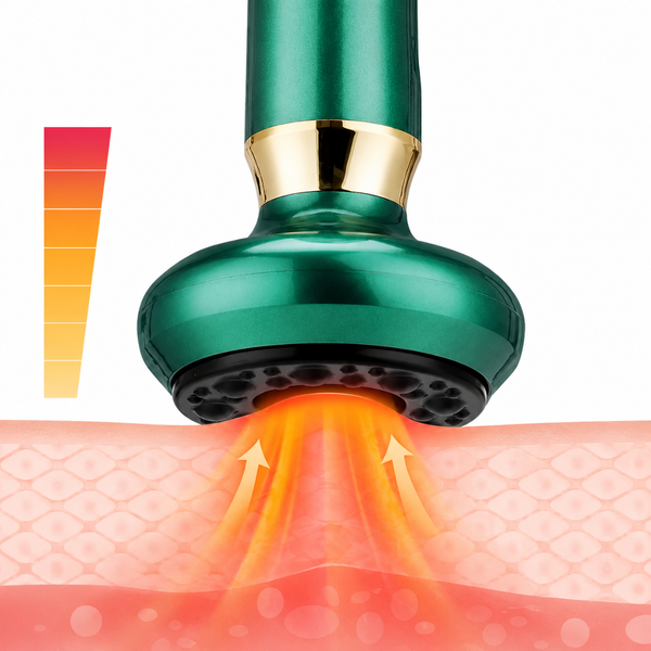 Вакуумний антицелюлітний масажер для тіла акумуляторний 6 режимів Cupping Massager зелений 190 фото