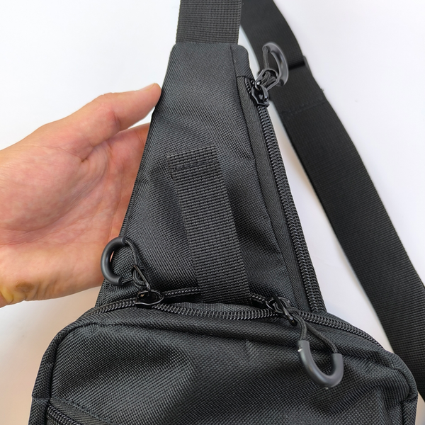 Тактична сумка Shadow Tactical Cordura 1000D з кобурою, MOLLE та патч-панеллю чорна 157 фото