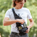 Тактична сумка Shadow Tactical Cordura 1000D з кобурою, MOLLE та патч-панеллю чорна 157 фото 2