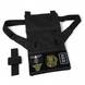 Тактична сумка Cordura 1000D чорна 30&times;25 см з патч-панеллю та зйомною кобурою 161 фото 3