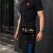 Тактическая сумка для патчей Cordura 600D &mdash; 5 карманов, мессенджер черный из ткани 129 фото 1