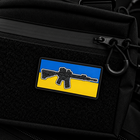 Шеврон ПВХ &laquo;AR-15&raquo; 60&times;30 мм 225 фото